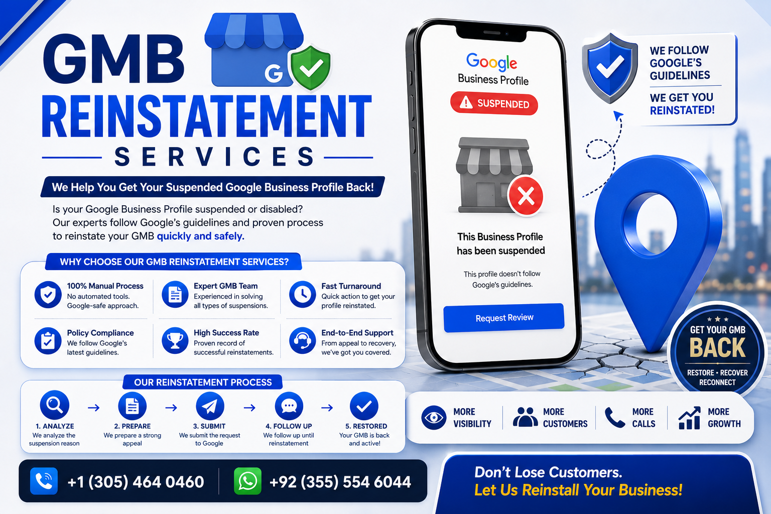 GMB Reinstatement Services